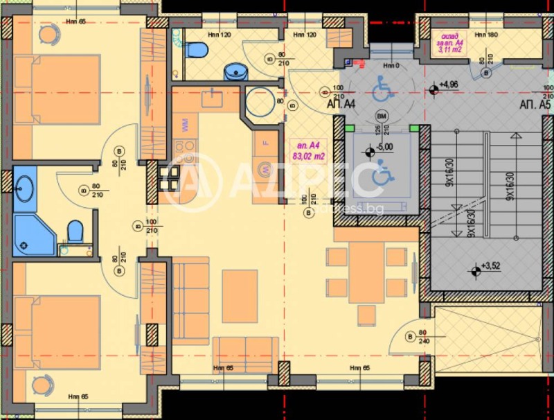 Продава 3-СТАЕН, гр. София, Манастирски ливади, снимка 3 - Апартаменти - 53040792