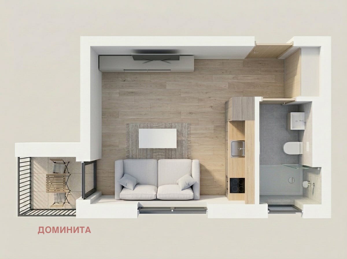 Продава 1-СТАЕН, гр. Приморско, област Бургас, снимка 2 - Апартаменти - 54029214