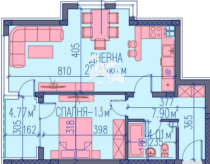 Продава 2-СТАЕН, гр. Пловдив, Тракия, снимка 5 - Апартаменти - 54833935