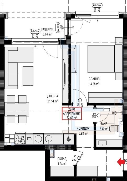 Продава  2-стаен град София , Кръстова вада , 79 кв.м | 57470121 - изображение [7]