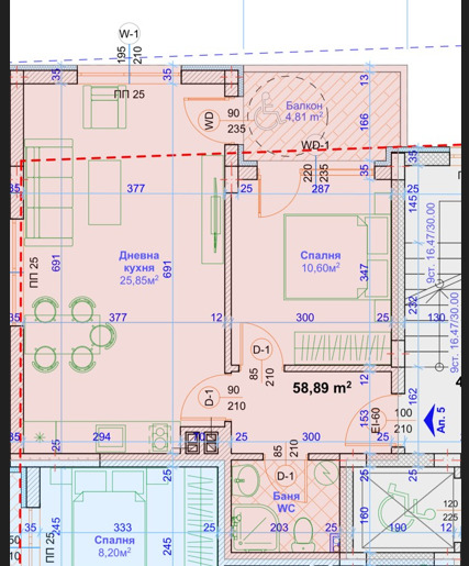 À venda  1 quarto Varna , Vazrajdane 1 , 77 m² | 75501625