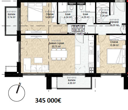 Продава 3-СТАЕН, гр. София, Бояна, снимка 3 - Апартаменти - 52572652