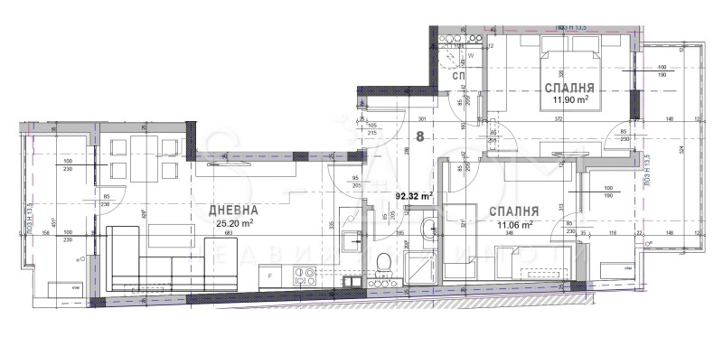 À vendre  2 chambres Stara Zagora , Kazanski , 116 m² | 11548821 - image [2]