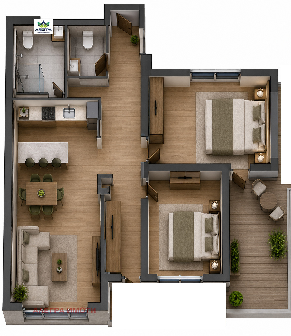 Продава 3-СТАЕН, гр. Пазарджик, Център, снимка 2 - Апартаменти - 56514857