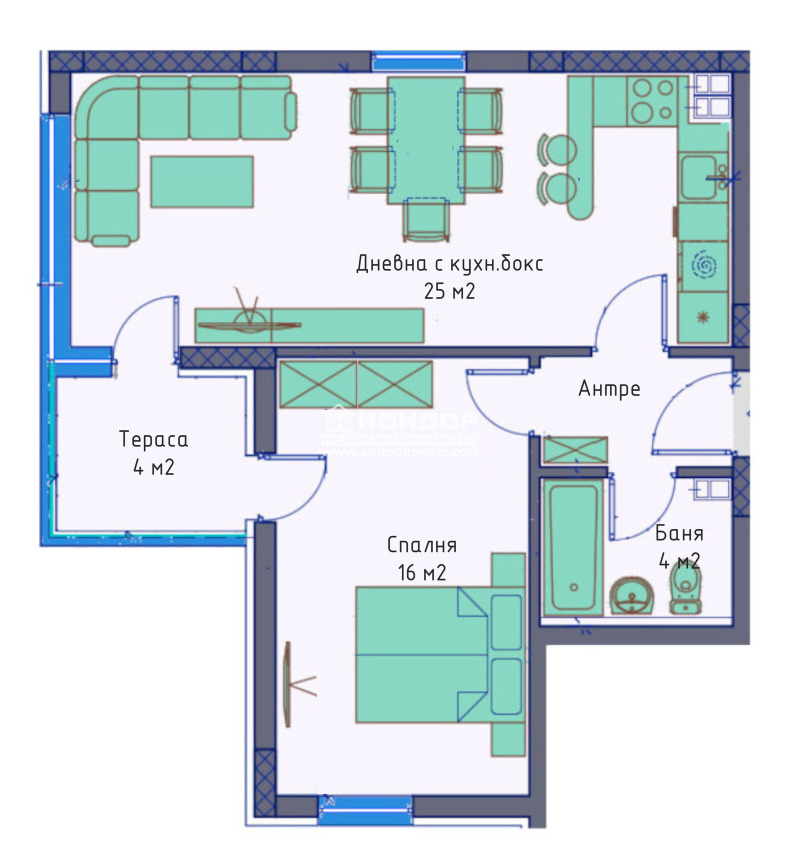 Продава  2-стаен град Пловдив , Център , 76 кв.м | 26220689 - изображение [5]