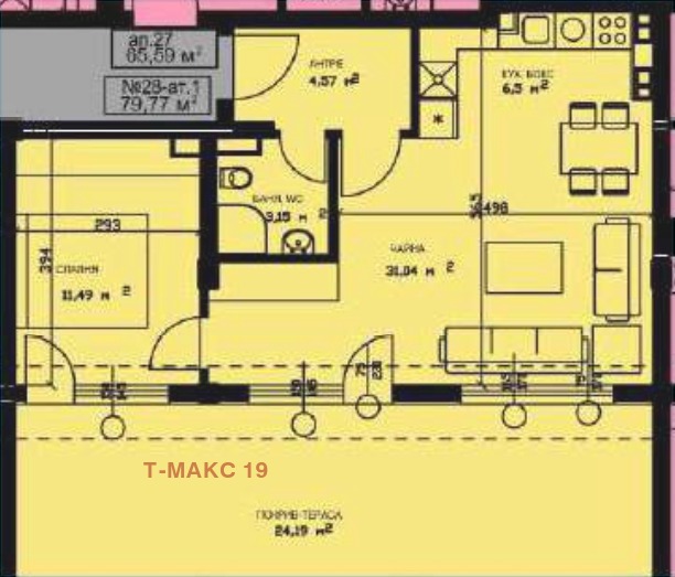 Продава  2-стаен град София , Банишора , 94 кв.м | 56855759 - изображение [4]