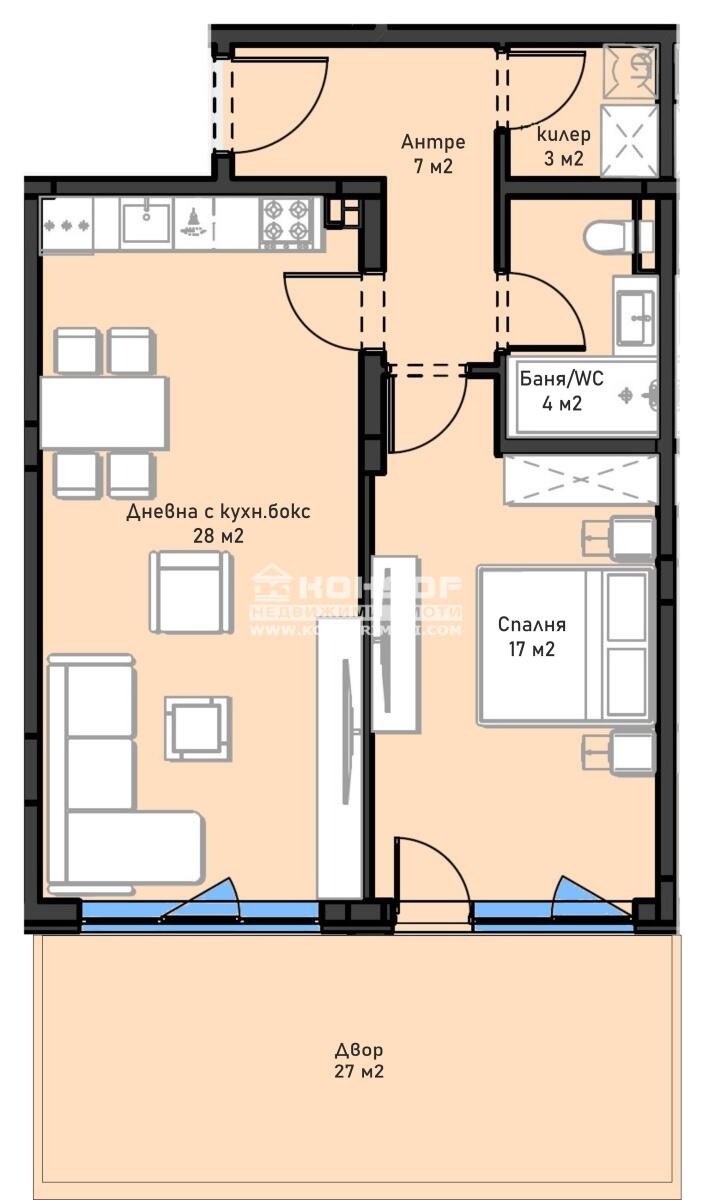 Продава 2-СТАЕН, гр. Пловдив, Остромила, снимка 4 - Апартаменти - 52935885