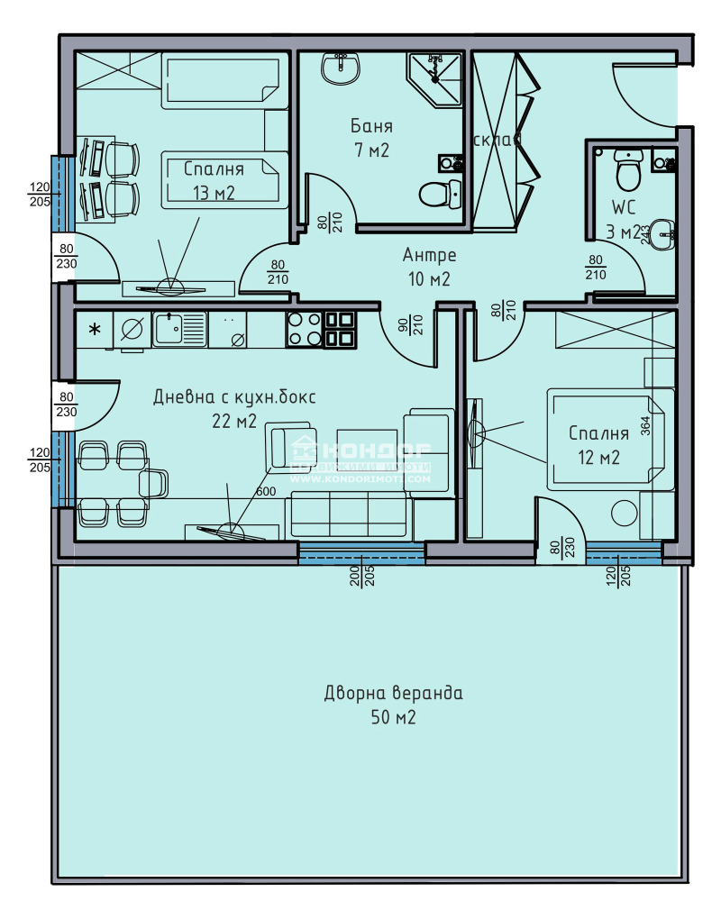 Продава 3-СТАЕН, гр. Пловдив, Остромила, снимка 2 - Aпартаменти - 49559975