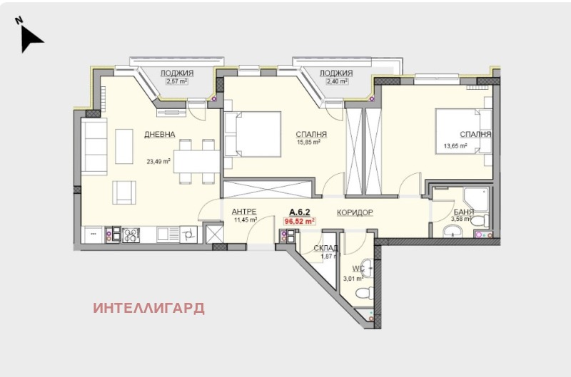 À vendre  2 chambres Sofia , Krasno selo , 116 m² | 14537737 - image [6]