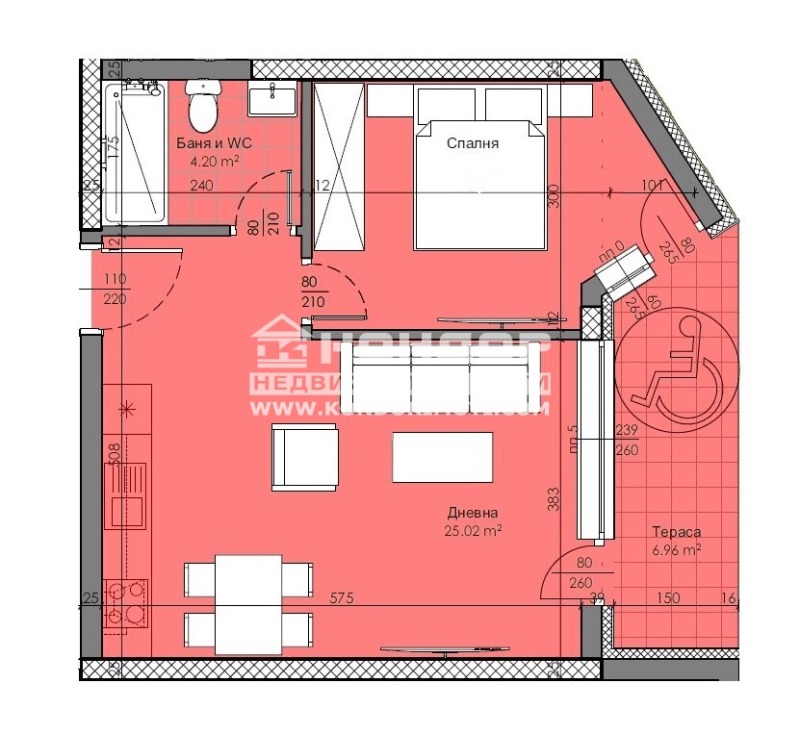 In vendita  1 camera da letto Plovdiv , Hristo Smirnenski , 71 mq | 22239553 - Immagine [3]