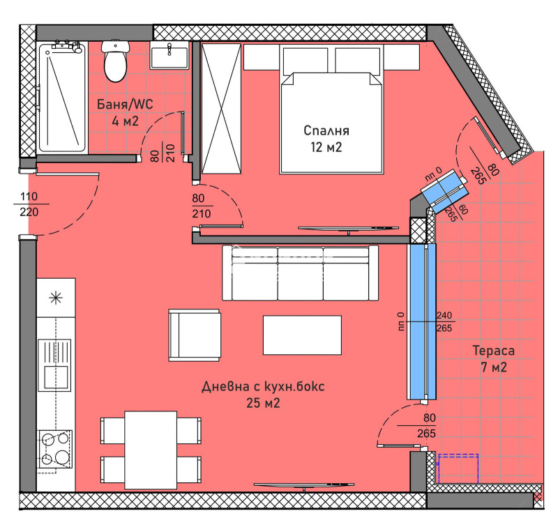Продава 2-СТАЕН, гр. Пловдив, Христо Смирненски, снимка 2 - Апартаменти - 51848180