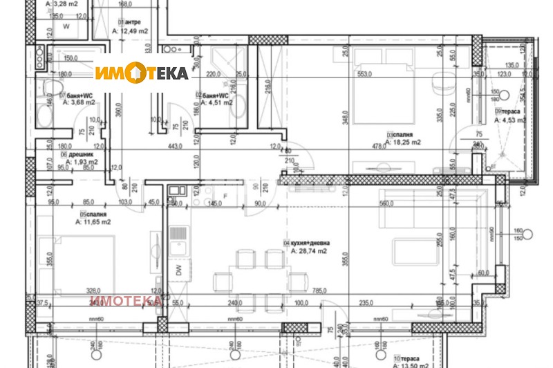 Myytävänä  2 makuuhuonetta Sofia , Krastova vada , 139 neliömetriä | 32646916 - kuva [5]