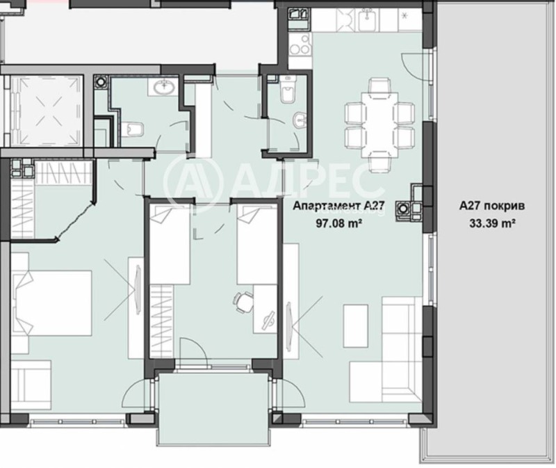 Продава 3-СТАЕН, гр. София, Кръстова вада, снимка 4 - Апартаменти - 52504976