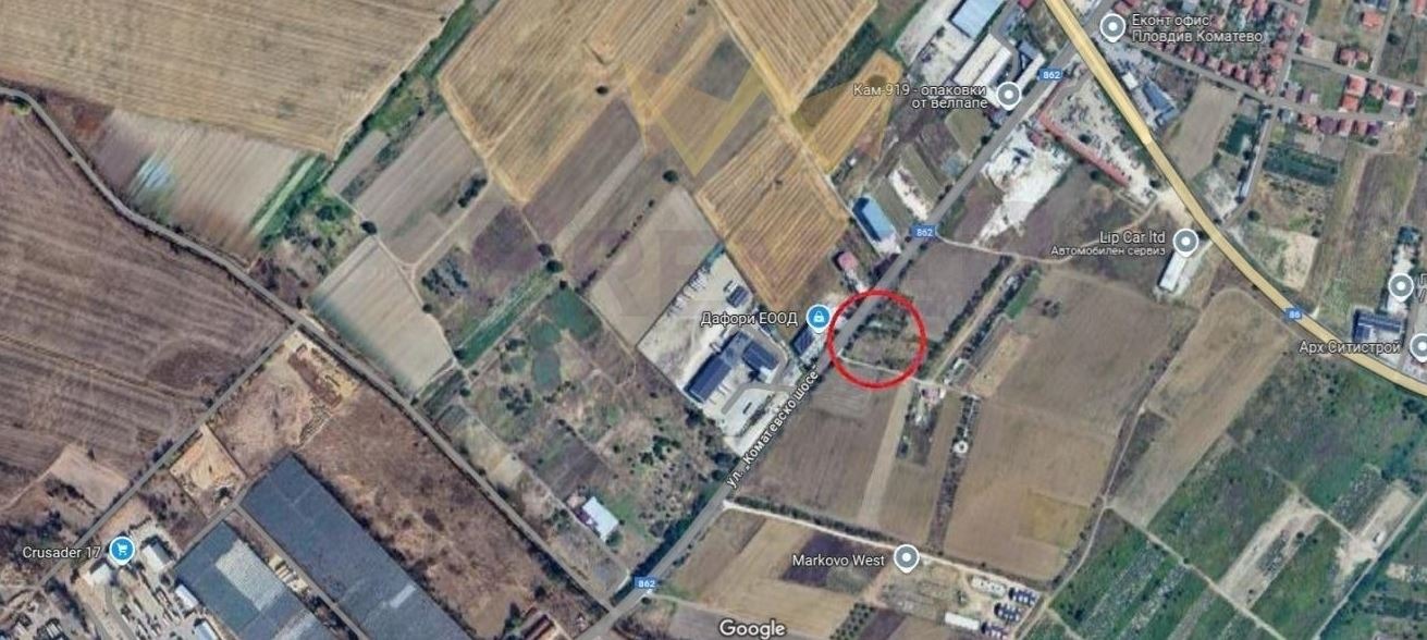 Продава ПАРЦЕЛ, гр. Пловдив, Коматево, снимка 2 - Парцели - 54132952