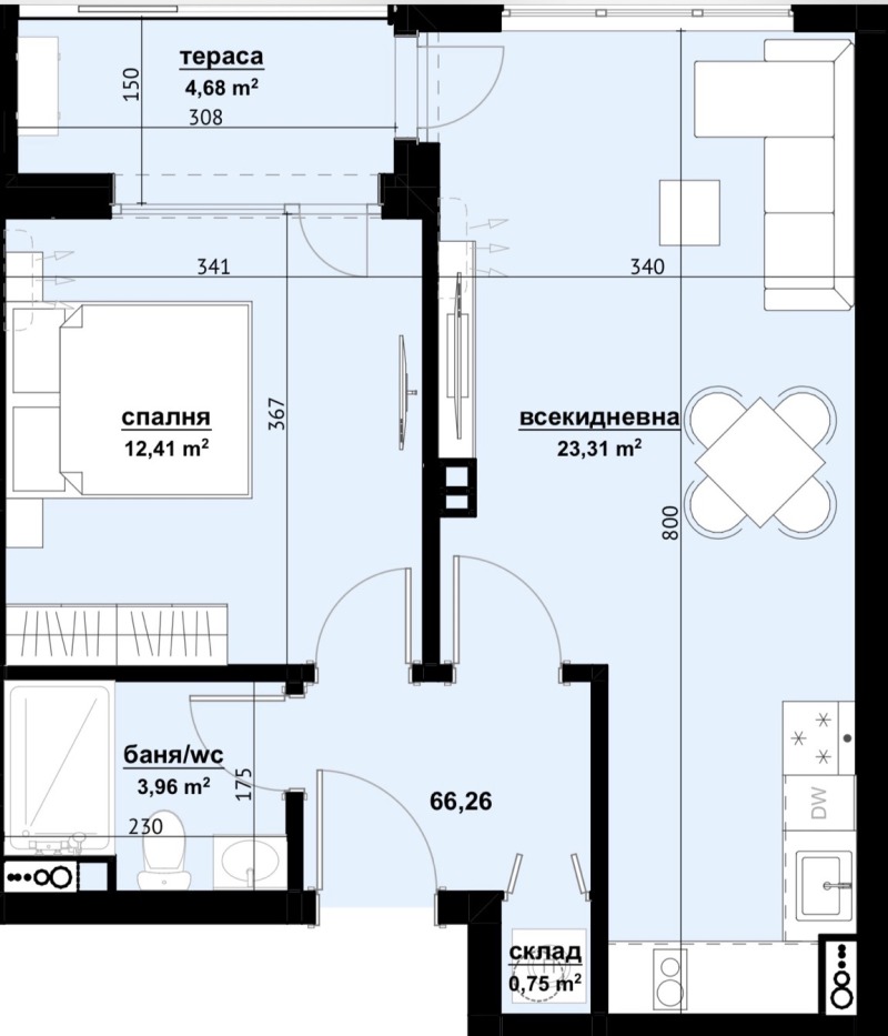 Продава 2-СТАЕН, гр. Бургас, Изгрев, снимка 1 - Aпартаменти - 46757096