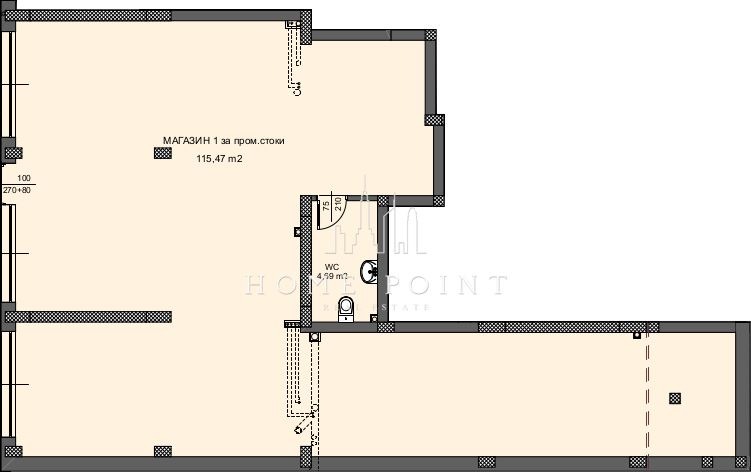 Продава  Магазин град Пловдив , Център , 150 кв.м | 13841913 - изображение [2]