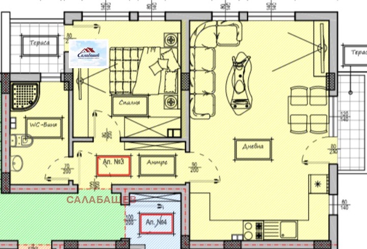 Продава 2-СТАЕН, гр. Пазарджик, Ставропол, снимка 1 - Aпартаменти - 47007347