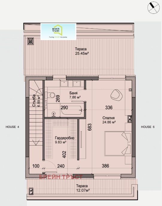 Продава МЕЗОНЕТ, гр. София, Драгалевци, снимка 15 - Апартаменти - 53743844