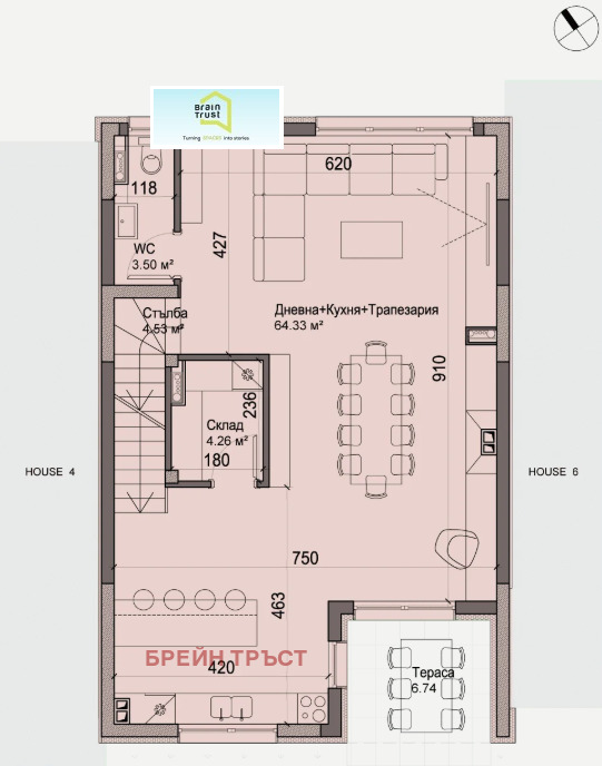 Продава МЕЗОНЕТ, гр. София, Драгалевци, снимка 13 - Апартаменти - 53743844