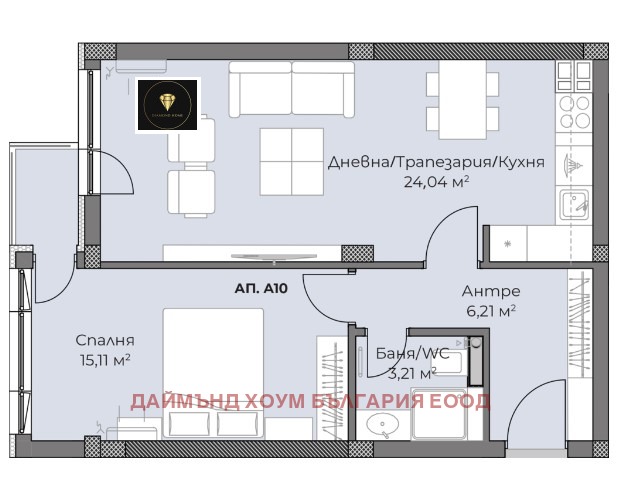 Продава 2-СТАЕН, гр. Пловдив, Христо Смирненски, снимка 2 - Aпартаменти - 48753771