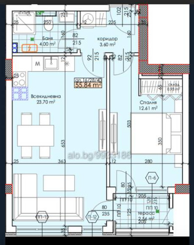 Продава 2-СТАЕН, гр. Пловдив, Тракия, снимка 6 - Aпартаменти - 49582612