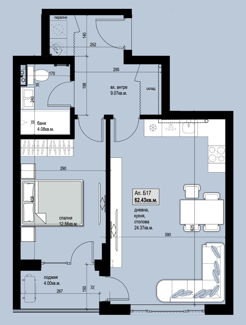 Zu verkaufen  1 Schlafzimmer Plowdiw , Hristo Smirnenski , 72 qm | 63541402 - Bild [2]