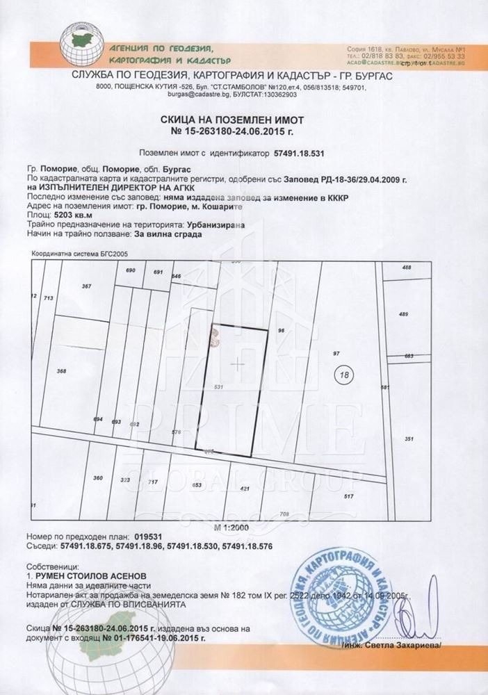 Продава ПАРЦЕЛ, гр. Поморие, област Бургас, снимка 3 - Парцели - 54954497