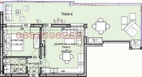 Продава 2-СТАЕН, гр. Варна, Изгрев, снимка 9 - Апартаменти - 55630327