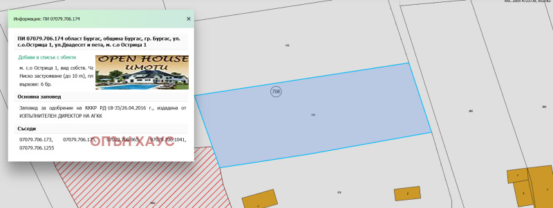 Продава ПАРЦЕЛ, гр. Бургас, Банево