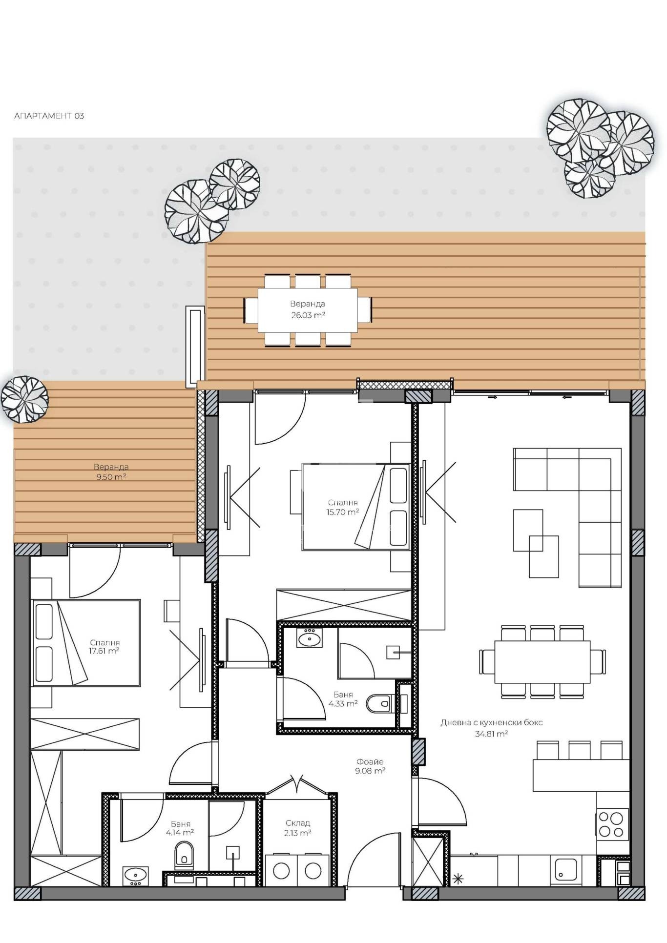 Продава 3-СТАЕН, гр. София, м-т Камбаните, снимка 4 - Апартаменти - 53910095