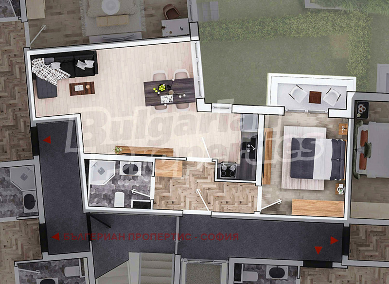 Продава  2-стаен град София , Стрелбище , 84 кв.м | 88091068 - изображение [5]