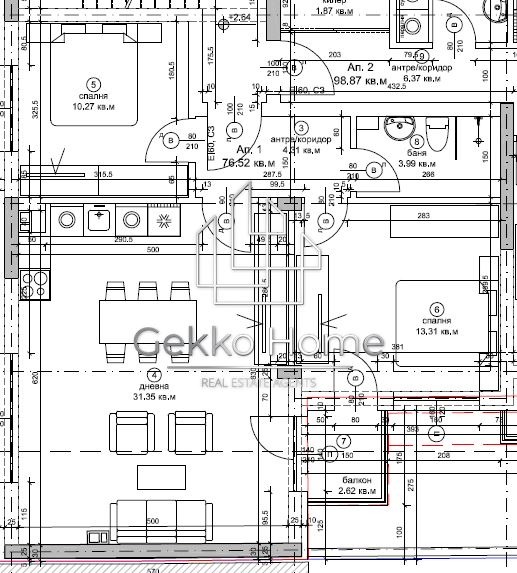 In vendita  2 camere da letto Varna , Okragna bolnitsa-Generali , 91 mq | 66134698 - Immagine [8]
