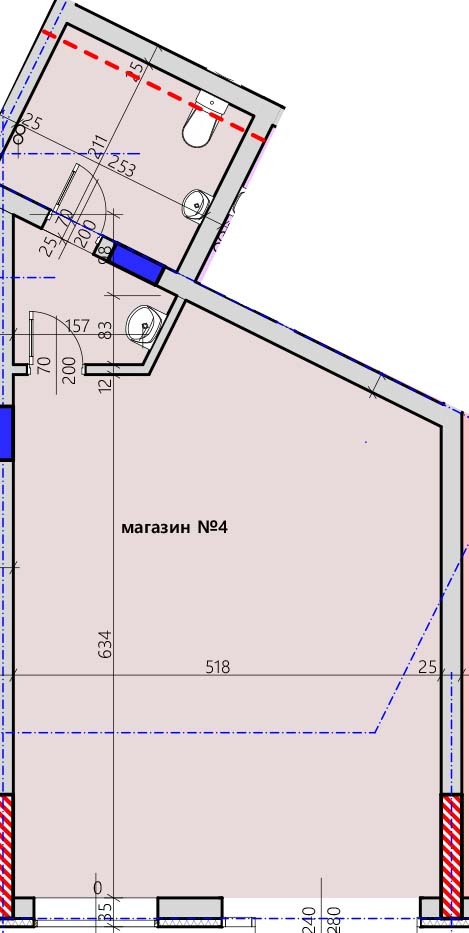 Продава МАГАЗИН, гр. Русе, Широк център, снимка 1 - Магазини - 48686751