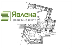 Продава 2-стаен град София Триъгълника - [1] 