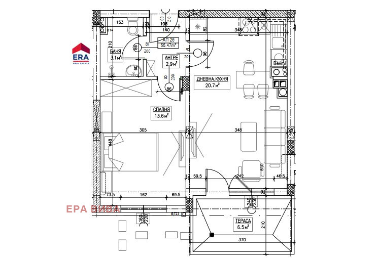 Продава 2-СТАЕН, гр. София, Левски Г, снимка 4 - Апартаменти - 53494830