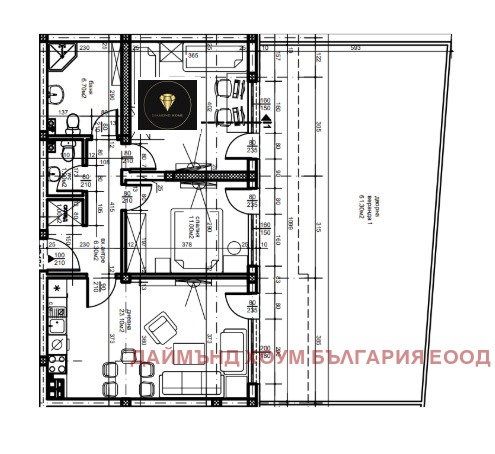 Продается  2 спальни Пловдив , Южен , 151 кв.м | 95899947 - изображение [2]