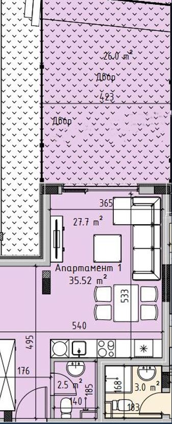 Продаја  Студио Софија , Дианабад , 68 м2 | 54649697 - слика [5]