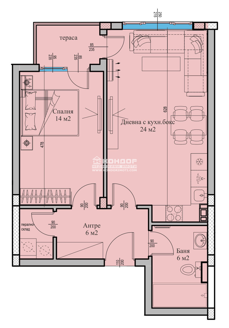 Til salg  1 soveværelse Plovdiv , Vastanicheski , 74 kvm | 73607973 - billede [5]