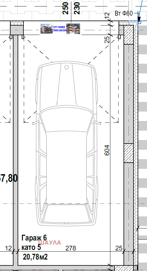 De vânzare  Garaj Stara Zagora , Jeleznic - țentâr , 24 mp | 42057474 - imagine [4]