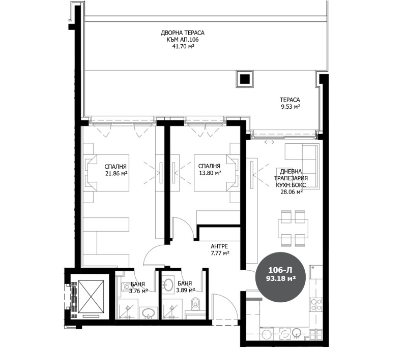 Продава 3-СТАЕН, гр. София, Витоша, снимка 12 - Апартаменти - 53108003