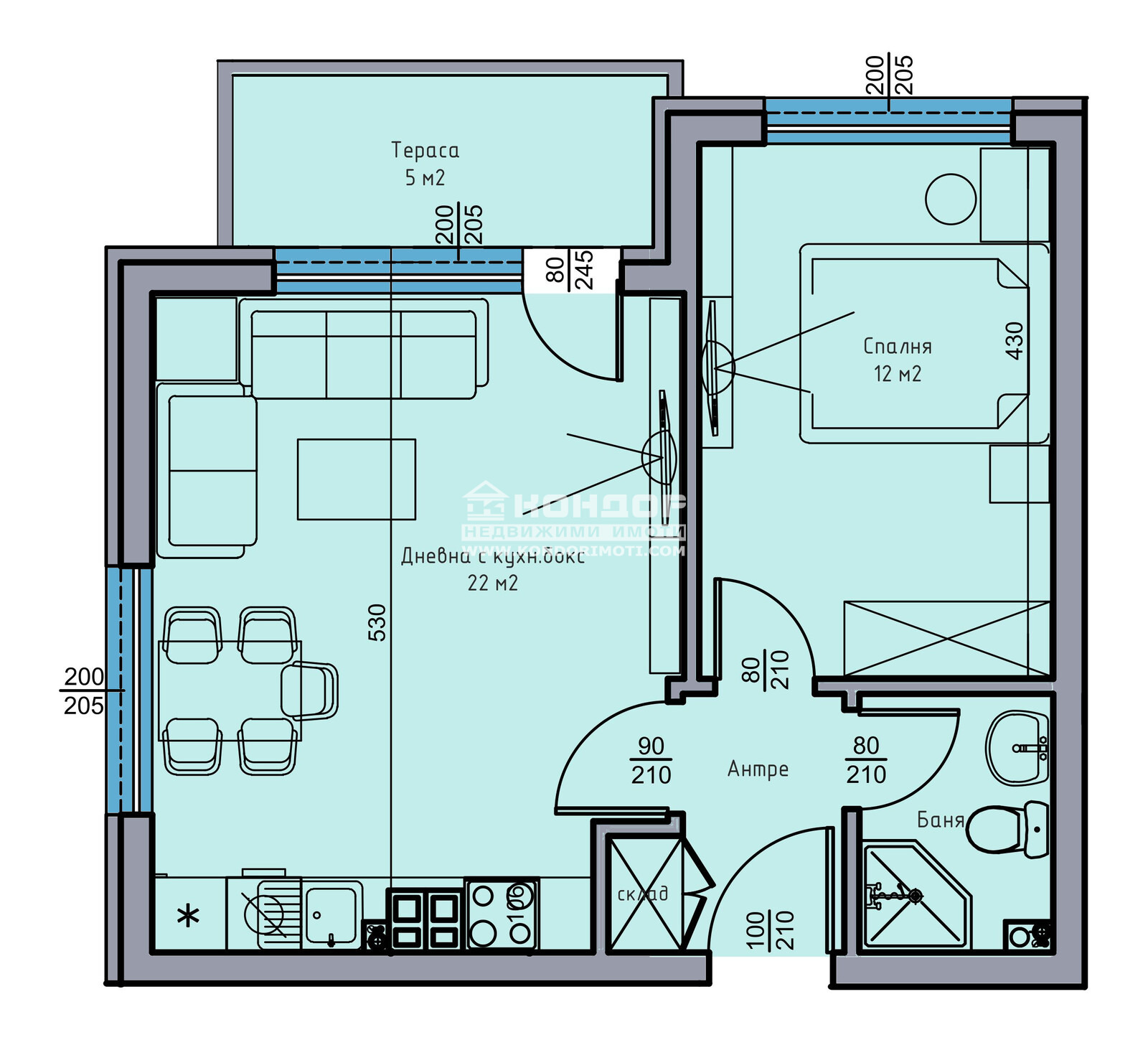 Продава 2-СТАЕН, гр. Пловдив, Остромила, снимка 2 - Апартаменти - 49955998
