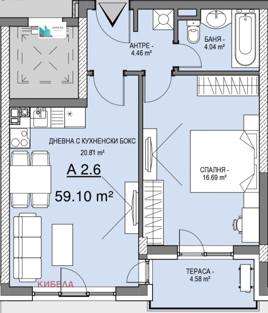 Продава 2-СТАЕН, гр. София, Малинова долина, снимка 3 - Апартаменти - 51182380