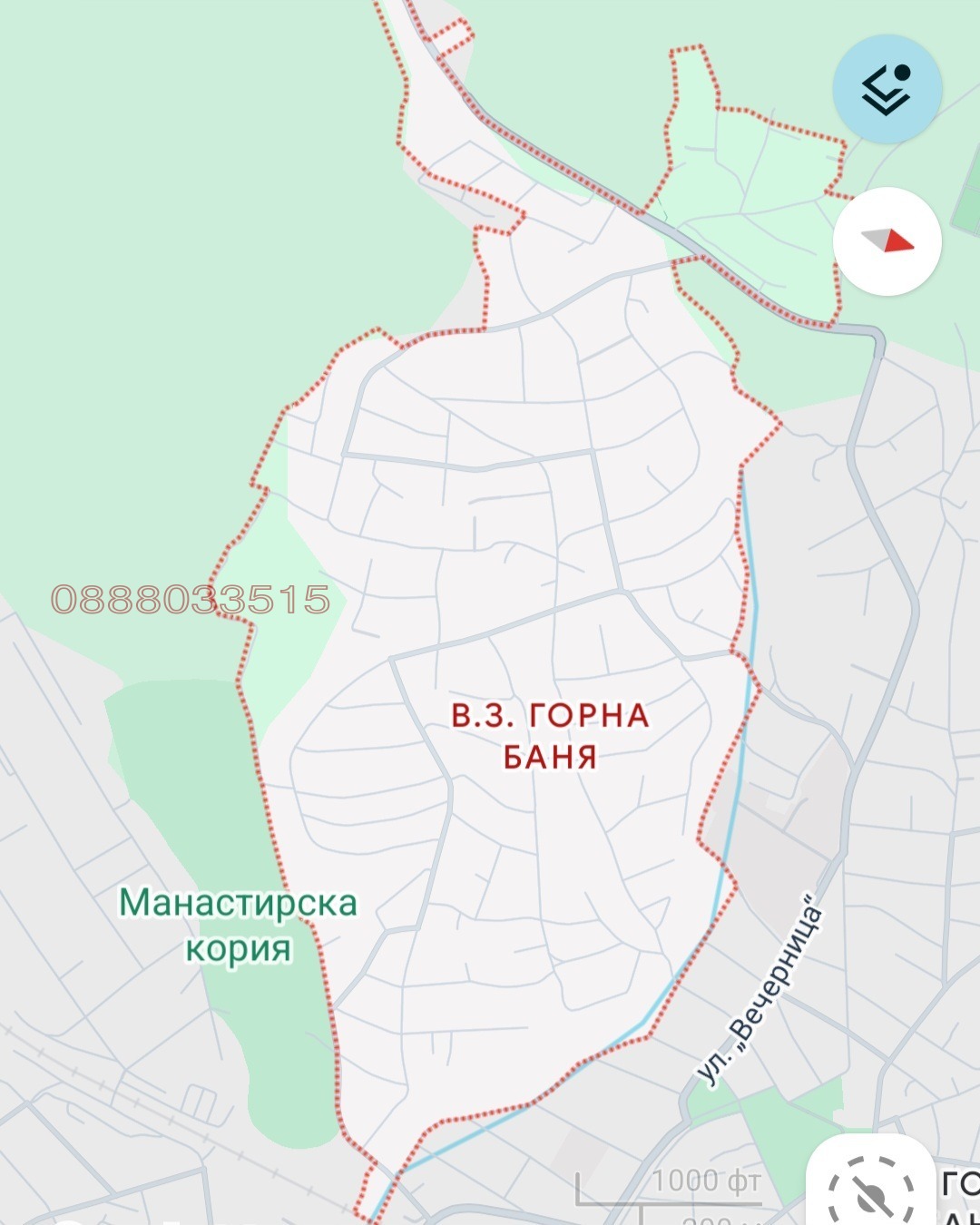 Продава ПАРЦЕЛ, гр. София, Горна баня