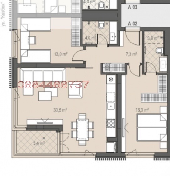 Продава 2-СТАЕН, гр. София, Манастирски ливади, снимка 10 - Апартаменти - 54727082