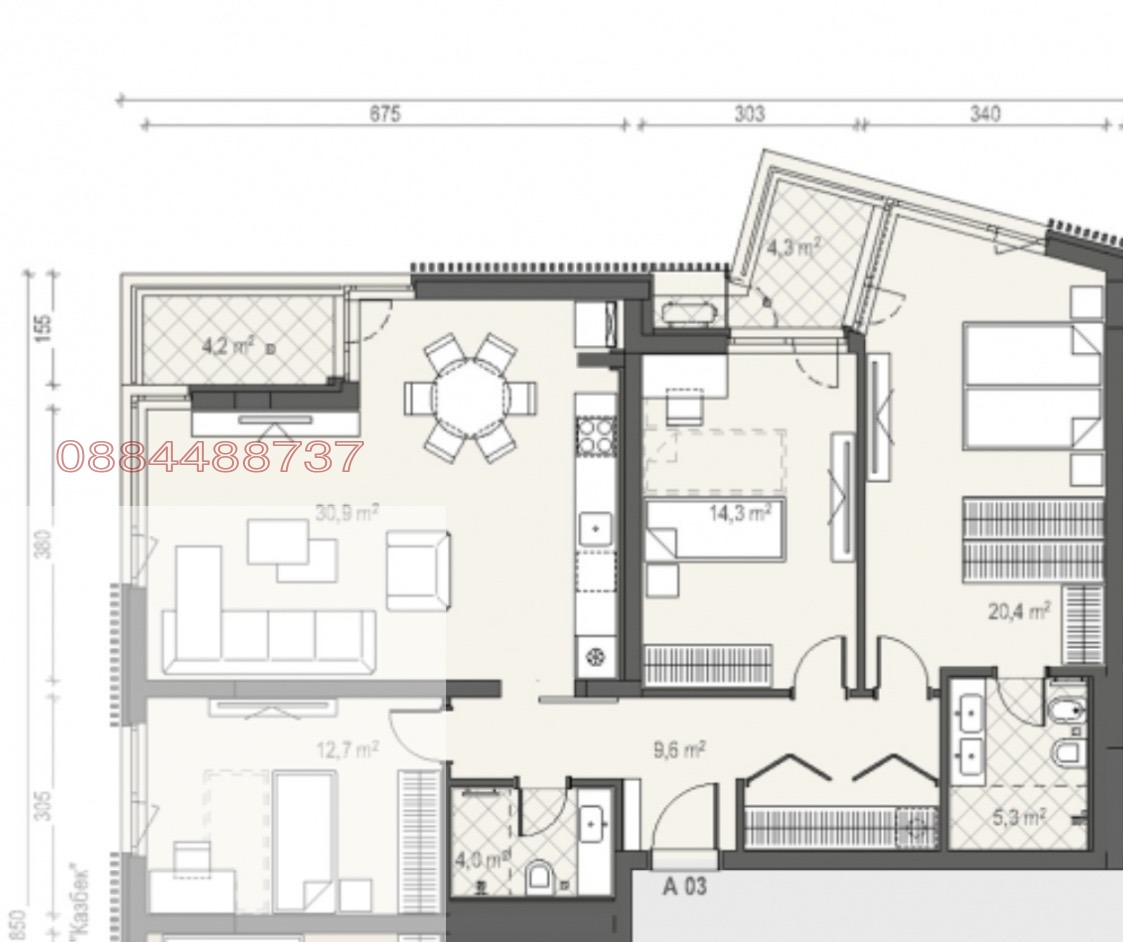 Продава 2-СТАЕН, гр. София, Манастирски ливади, снимка 11 - Апартаменти - 54727082