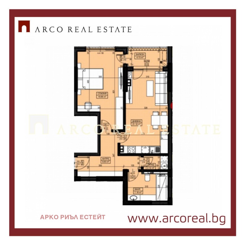 Продава  2-стаен град София , Витоша , 84 кв.м | 68983774