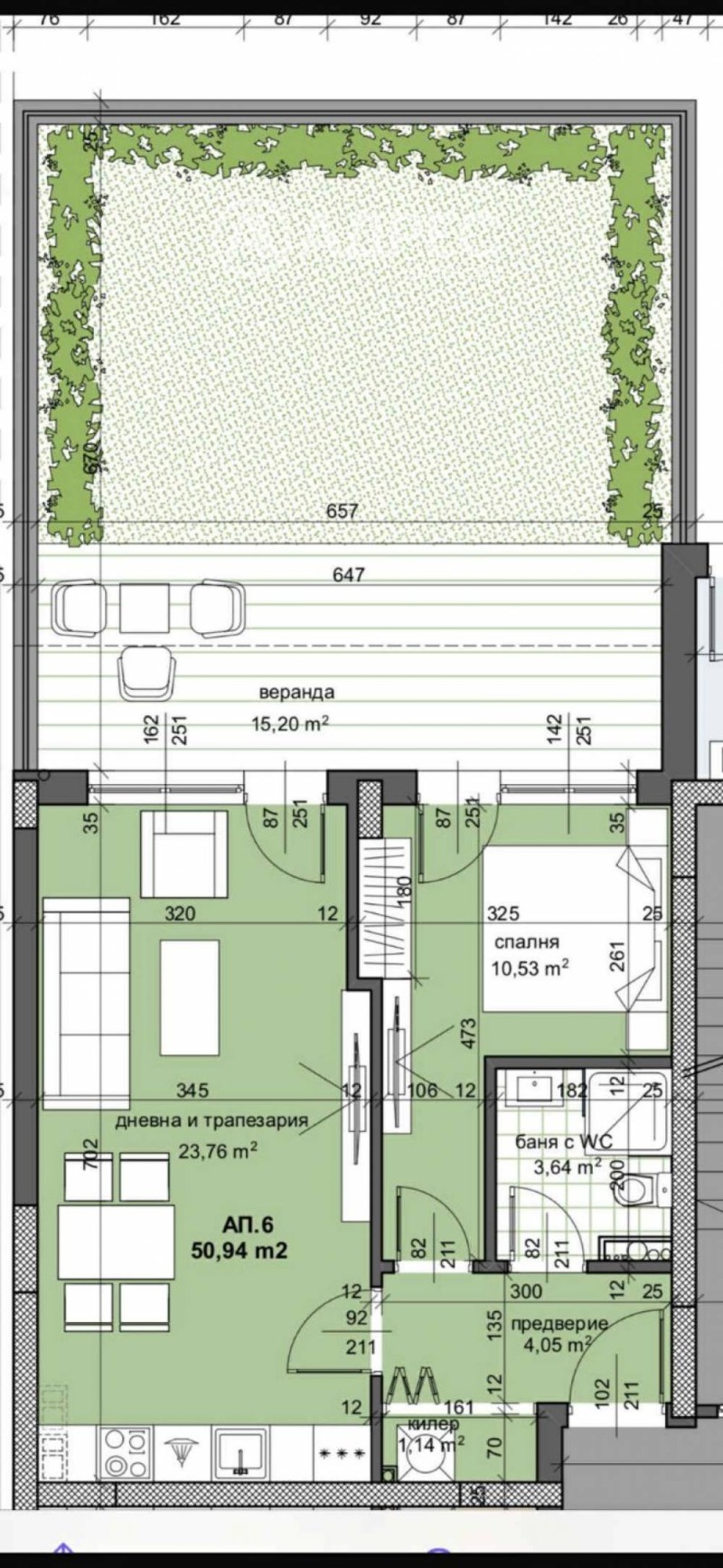 En venta  1 dormitorio Plovdiv , Trakiya , 59 metros cuadrados | 25017459 - imagen [5]