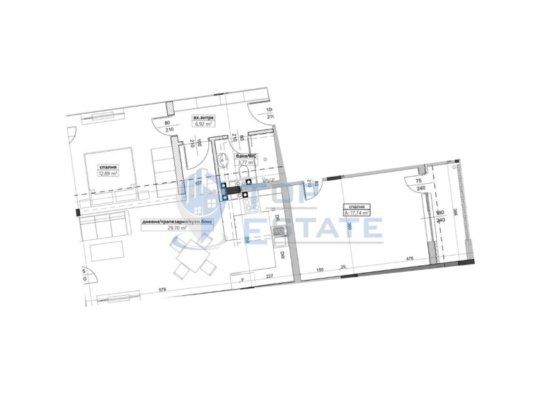 Продава 3-СТАЕН, гр. Велико Търново, Бузлуджа, снимка 4 - Апартаменти - 48193851