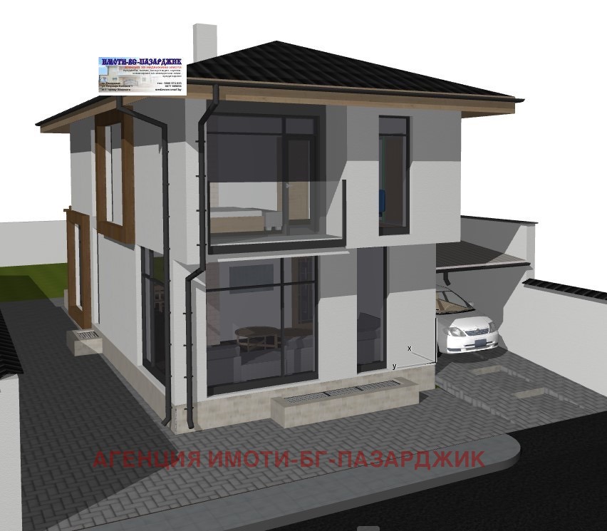 Продава КЪЩА, гр. Пазарджик, Ставропол, снимка 3 - Къщи - 55175625