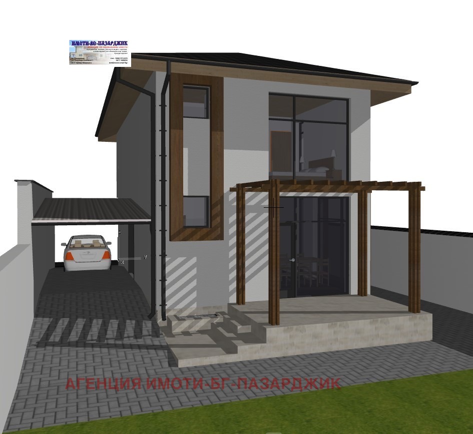 Продава КЪЩА, гр. Пазарджик, Ставропол, снимка 2 - Къщи - 55175625